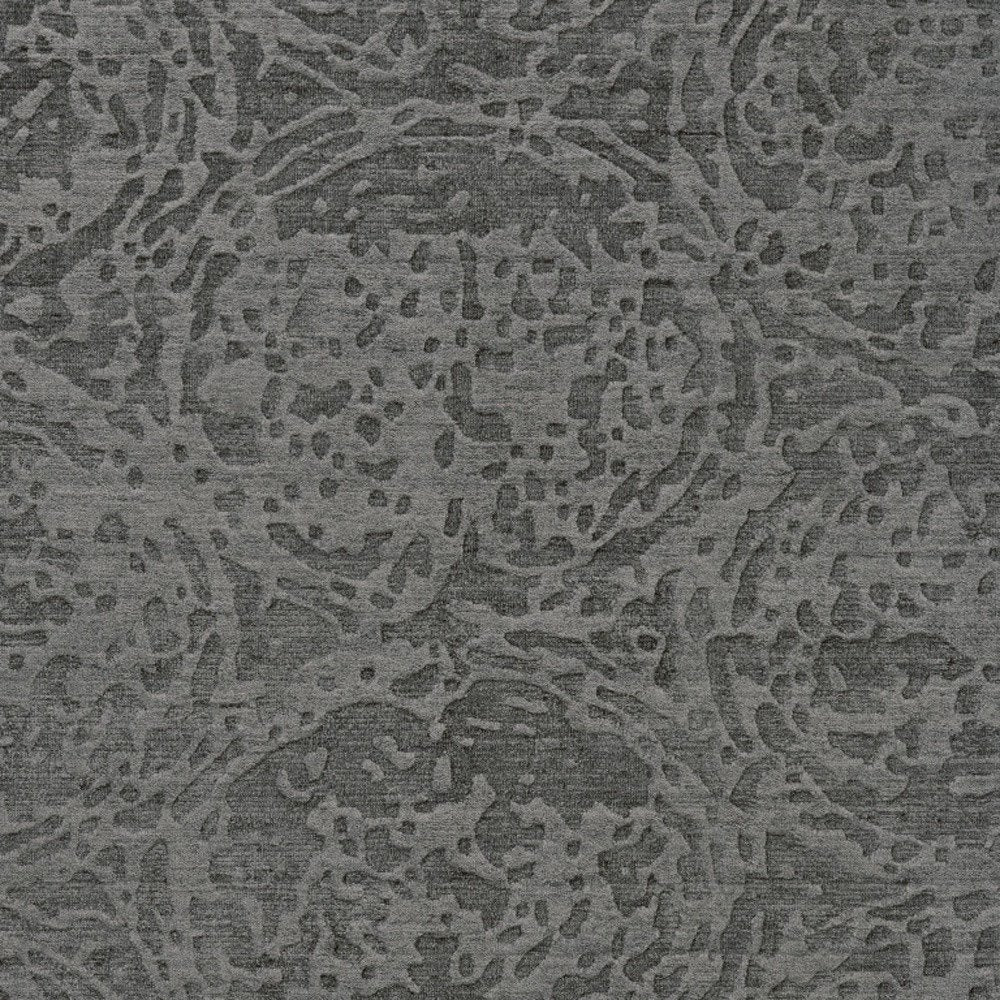 6' X 9' Gray Abstract Hand Woven Area Rug