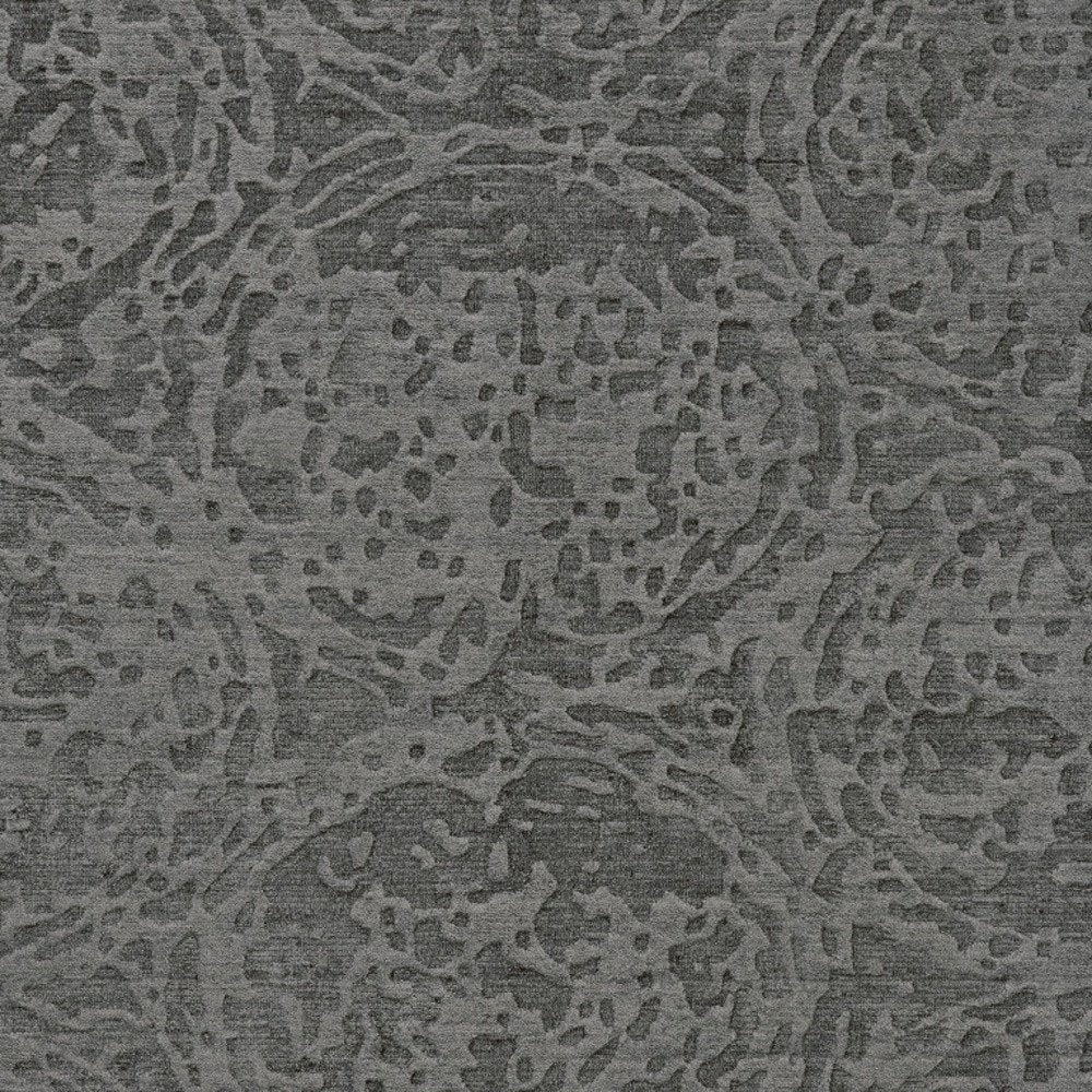 6' X 9' Gray Abstract Hand Woven Area Rug