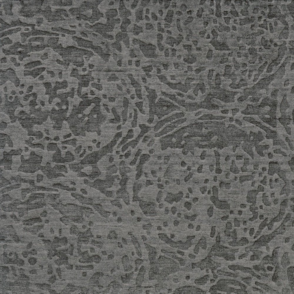 6' X 9' Gray Abstract Hand Woven Area Rug