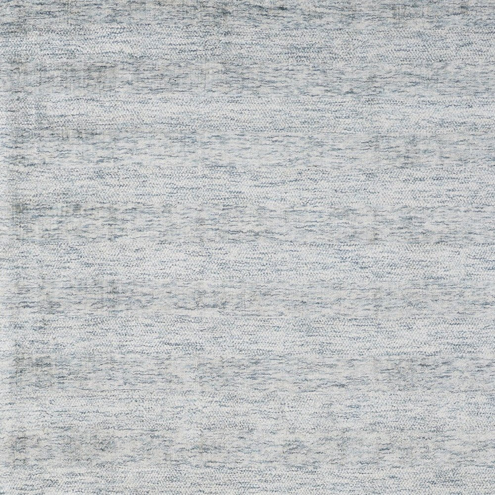 5' X 8' Blue Abstract Hand Woven Area Rug