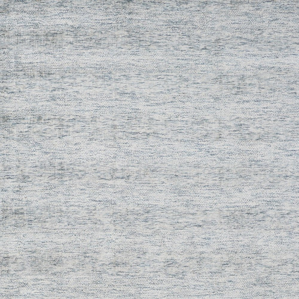 5' X 8' Blue Abstract Hand Woven Area Rug