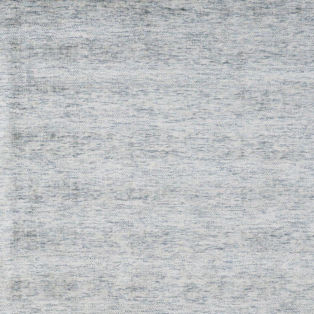 5' X 8' Blue Abstract Hand Woven Area Rug