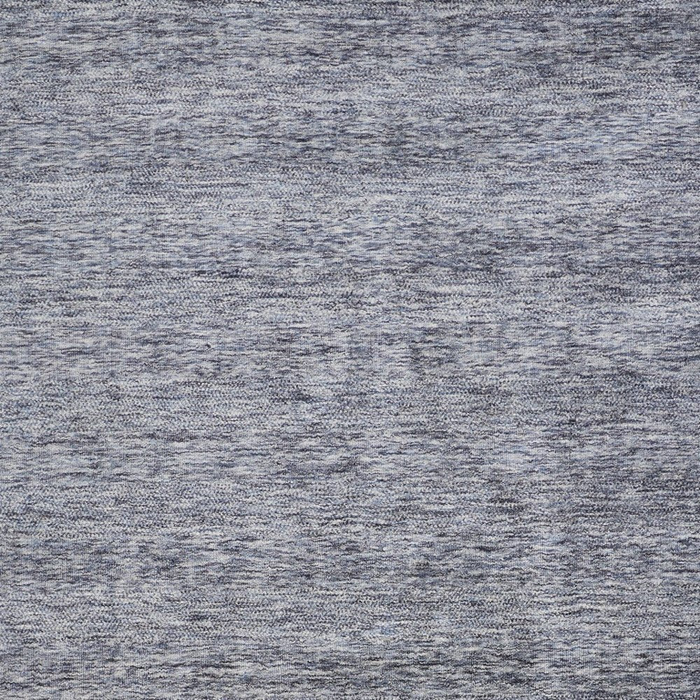 5' X 8' Blue Abstract Hand Woven Area Rug