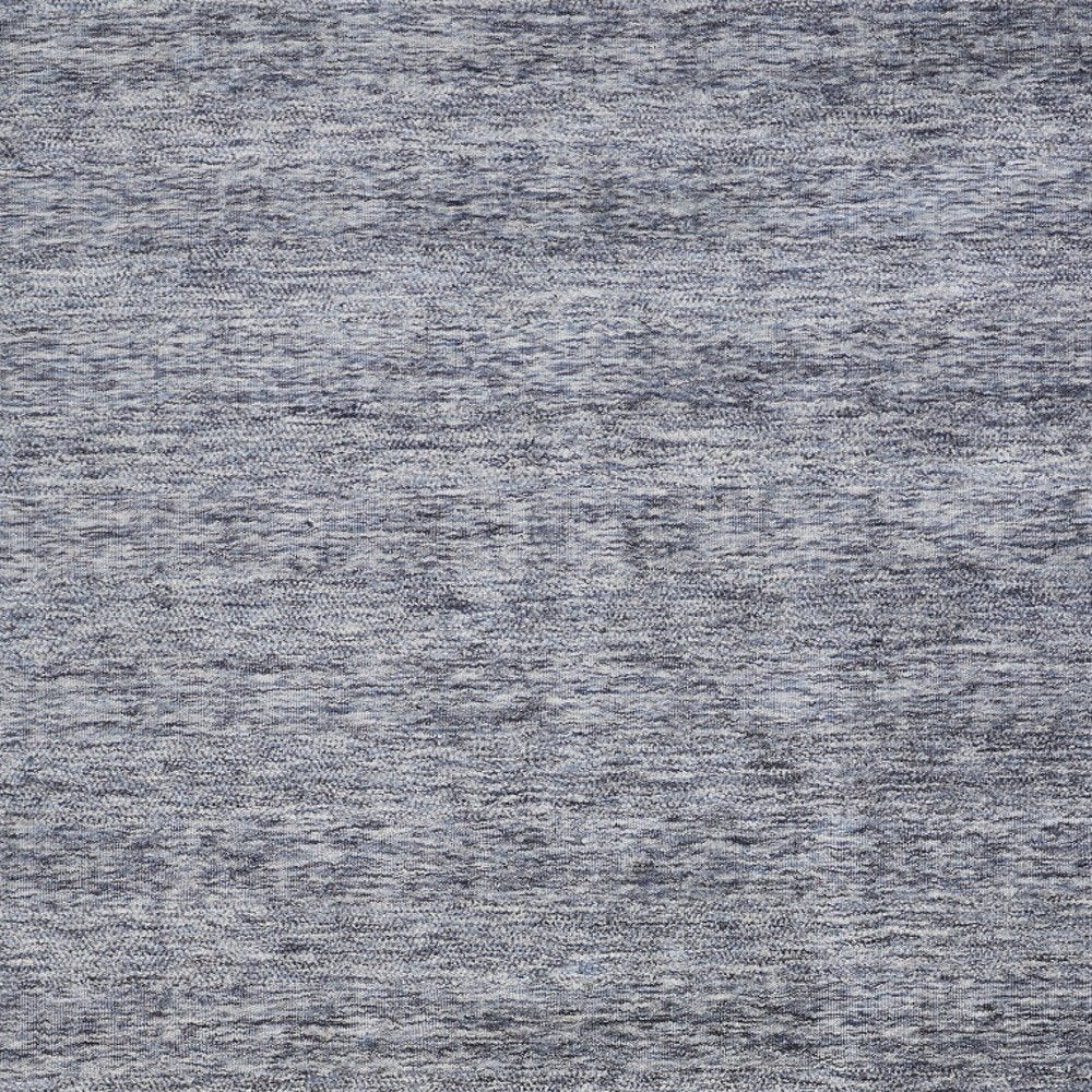 5' X 8' Blue Abstract Hand Woven Area Rug