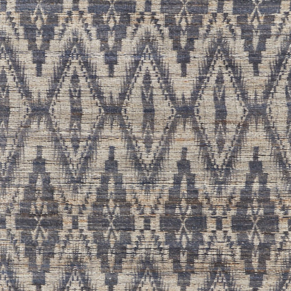 5' X 8' Tan and Gray Geometric Hand Woven Area Rug