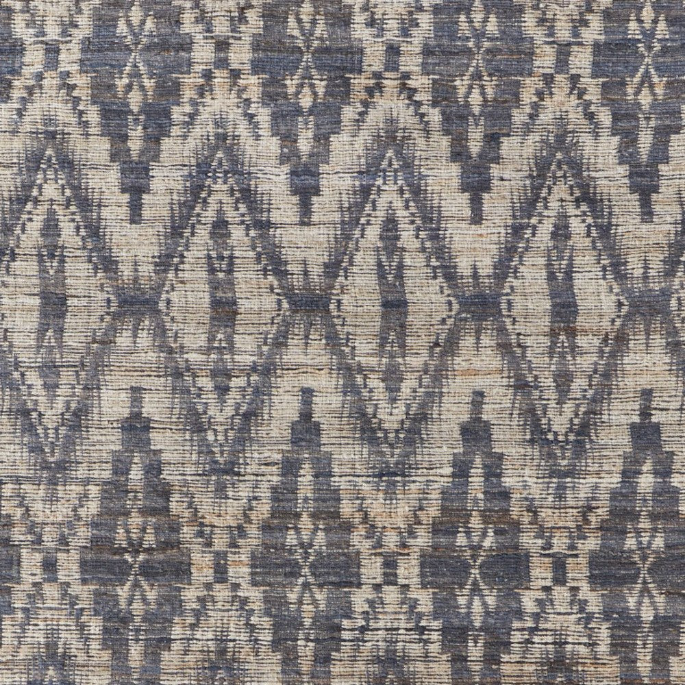 5' X 8' Tan and Gray Geometric Hand Woven Area Rug