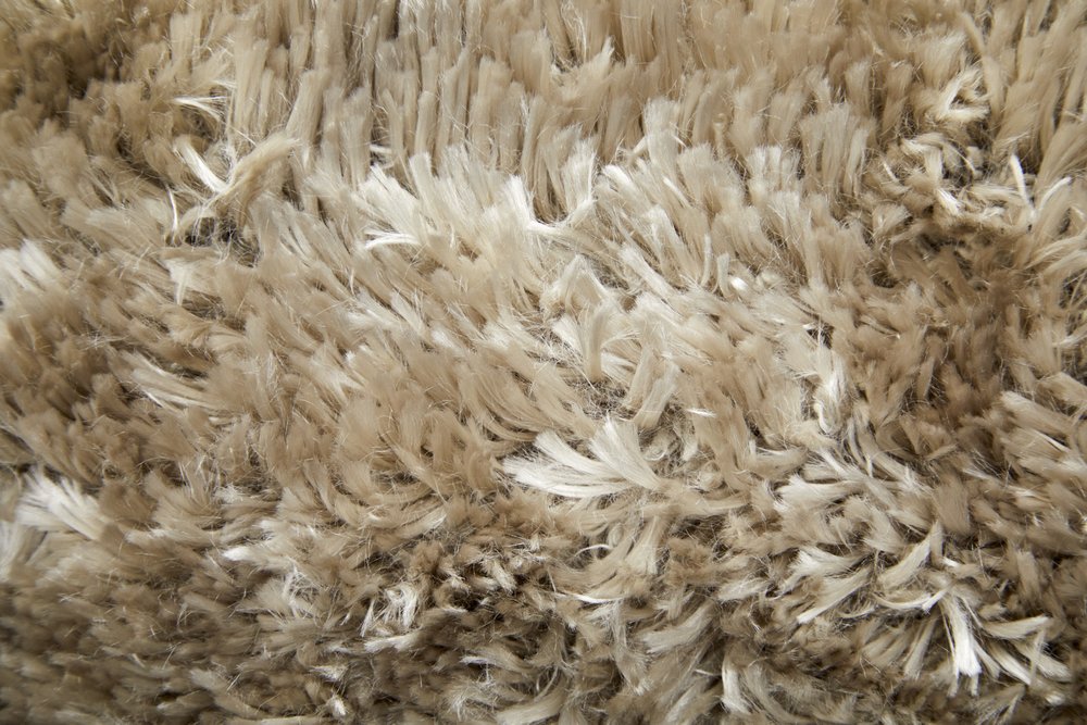 5' X 8' Gold Shag Hand Tufted Area Rug