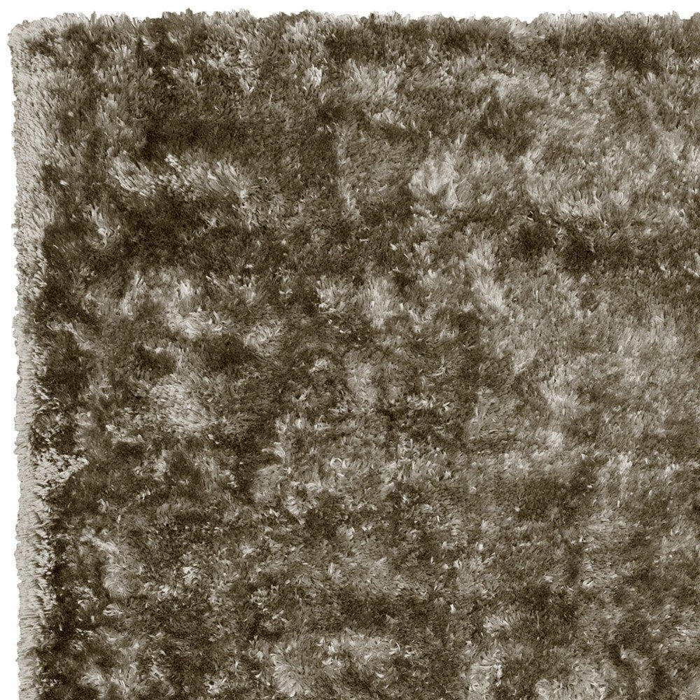 5' X 8' Gold Shag Hand Tufted Area Rug