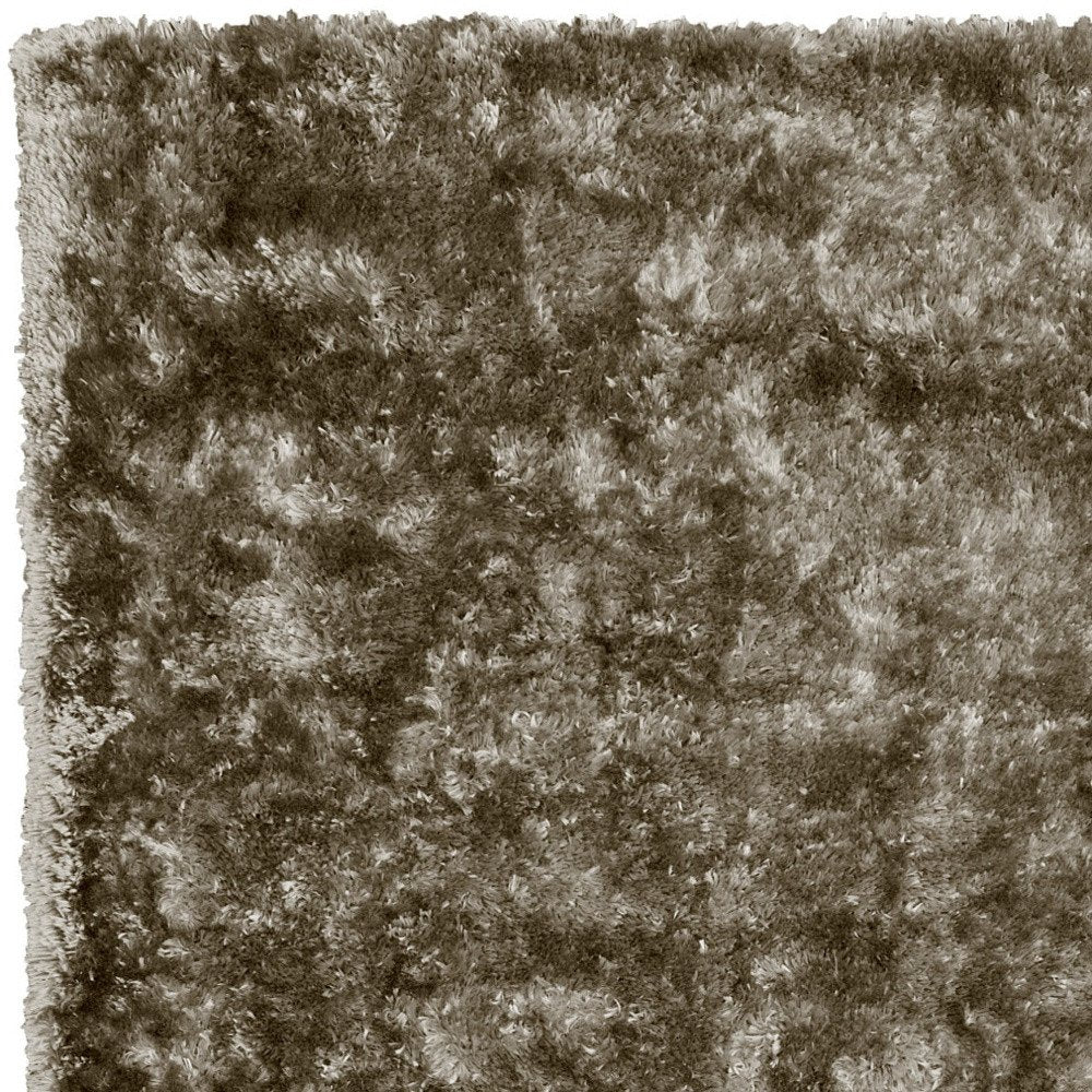 5' X 8' Gold Shag Hand Tufted Area Rug