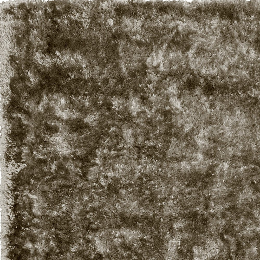 5' X 8' Gold Shag Hand Tufted Area Rug