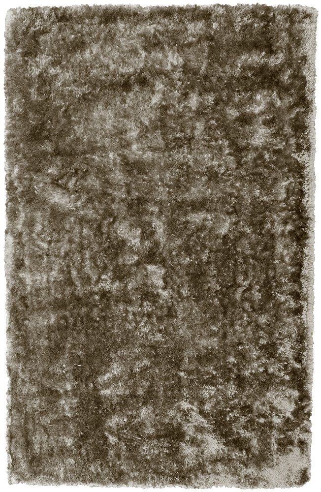 5' X 8' Gold Shag Hand Tufted Area Rug