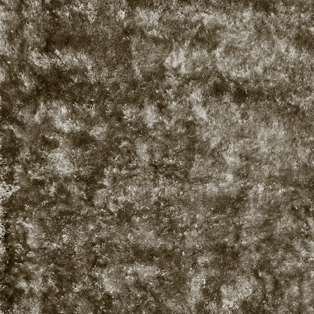 5' X 8' Gold Shag Hand Tufted Area Rug