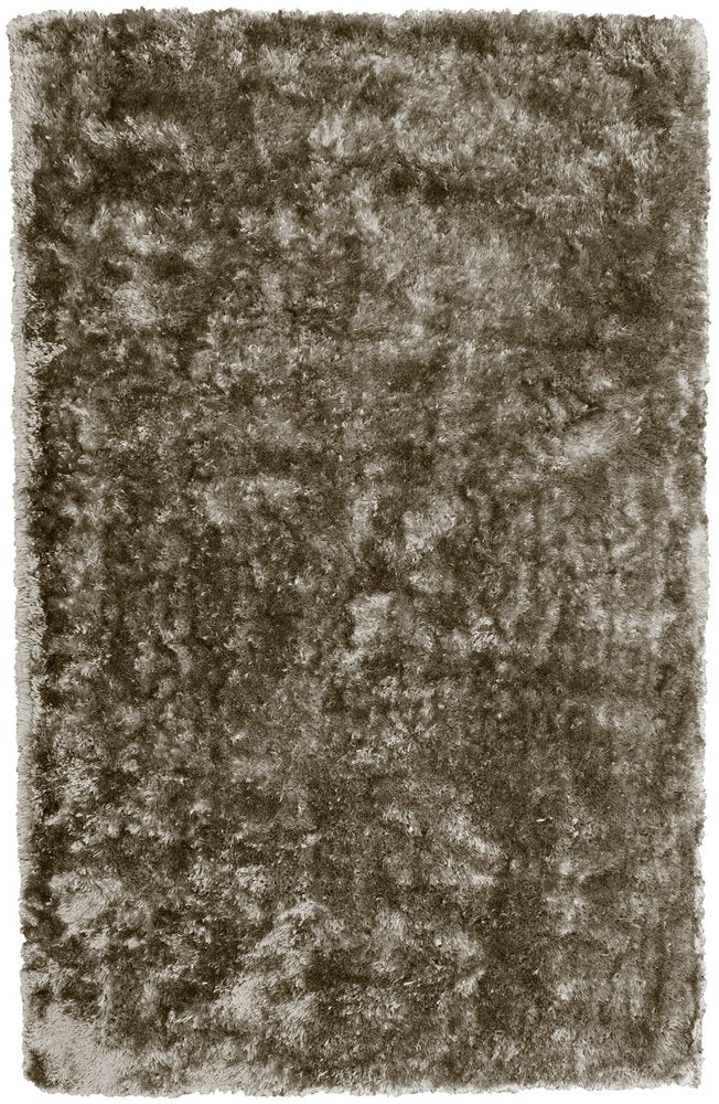 5' X 8' Gold Shag Hand Tufted Area Rug