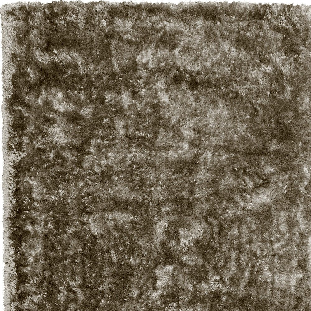 5' X 8' Gold Shag Hand Tufted Area Rug