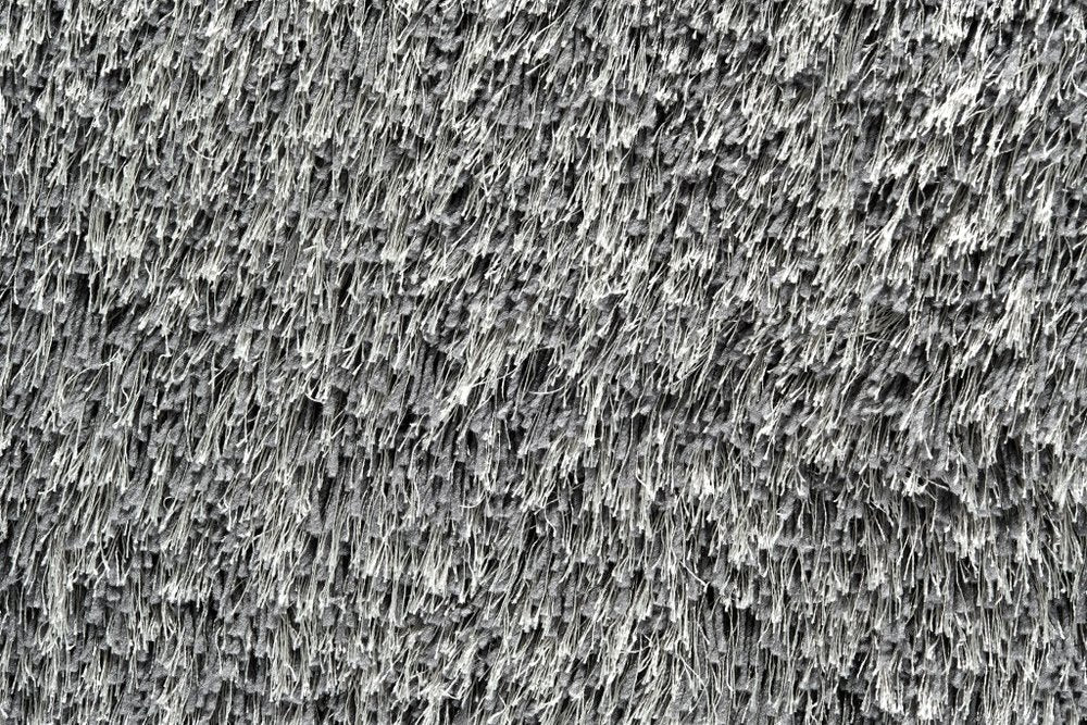 5' X 8' Tan Shag Hand Tufted Area Rug