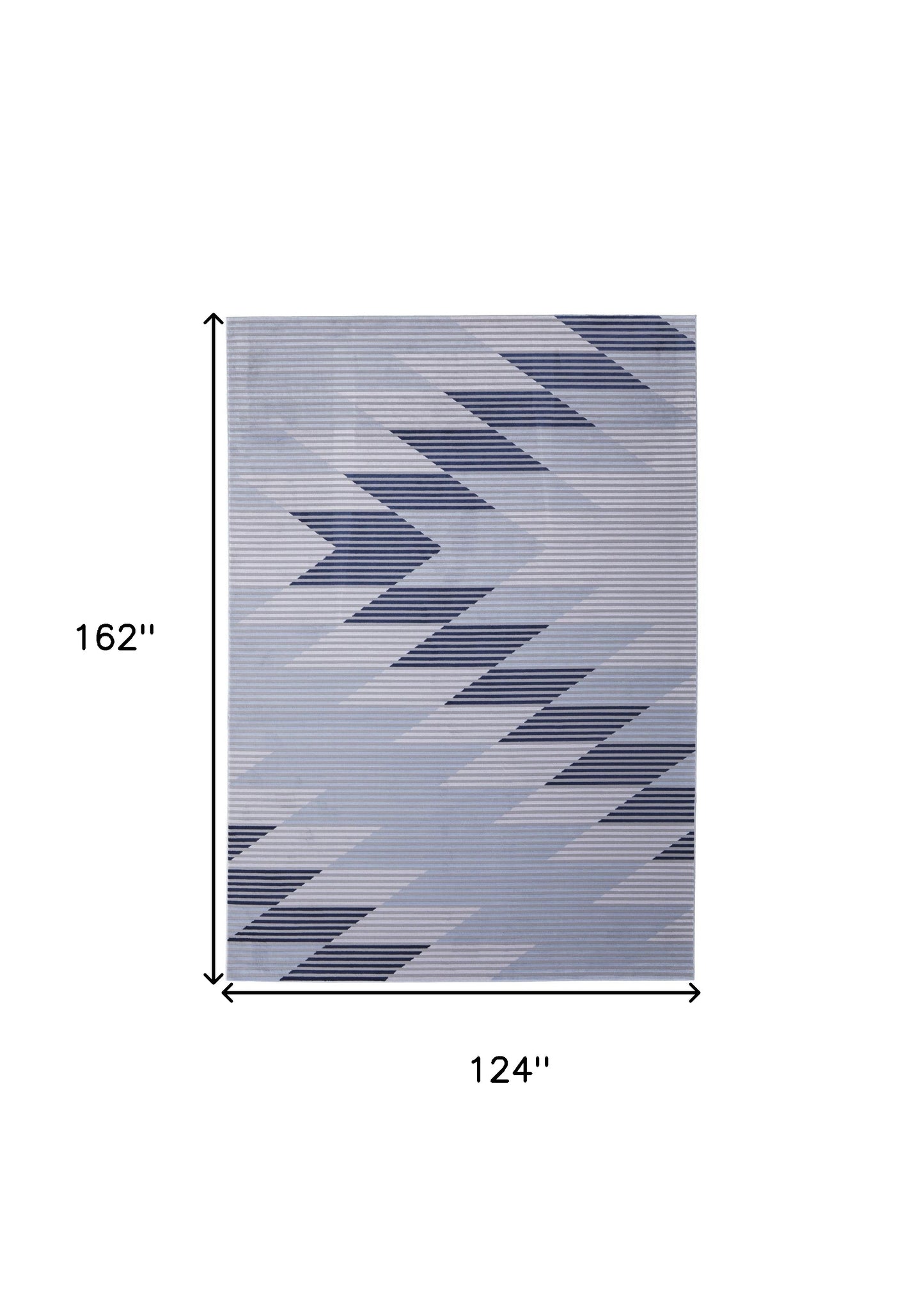 10' X 13' White Gray and Gold Geometric Power Loom Area Rug