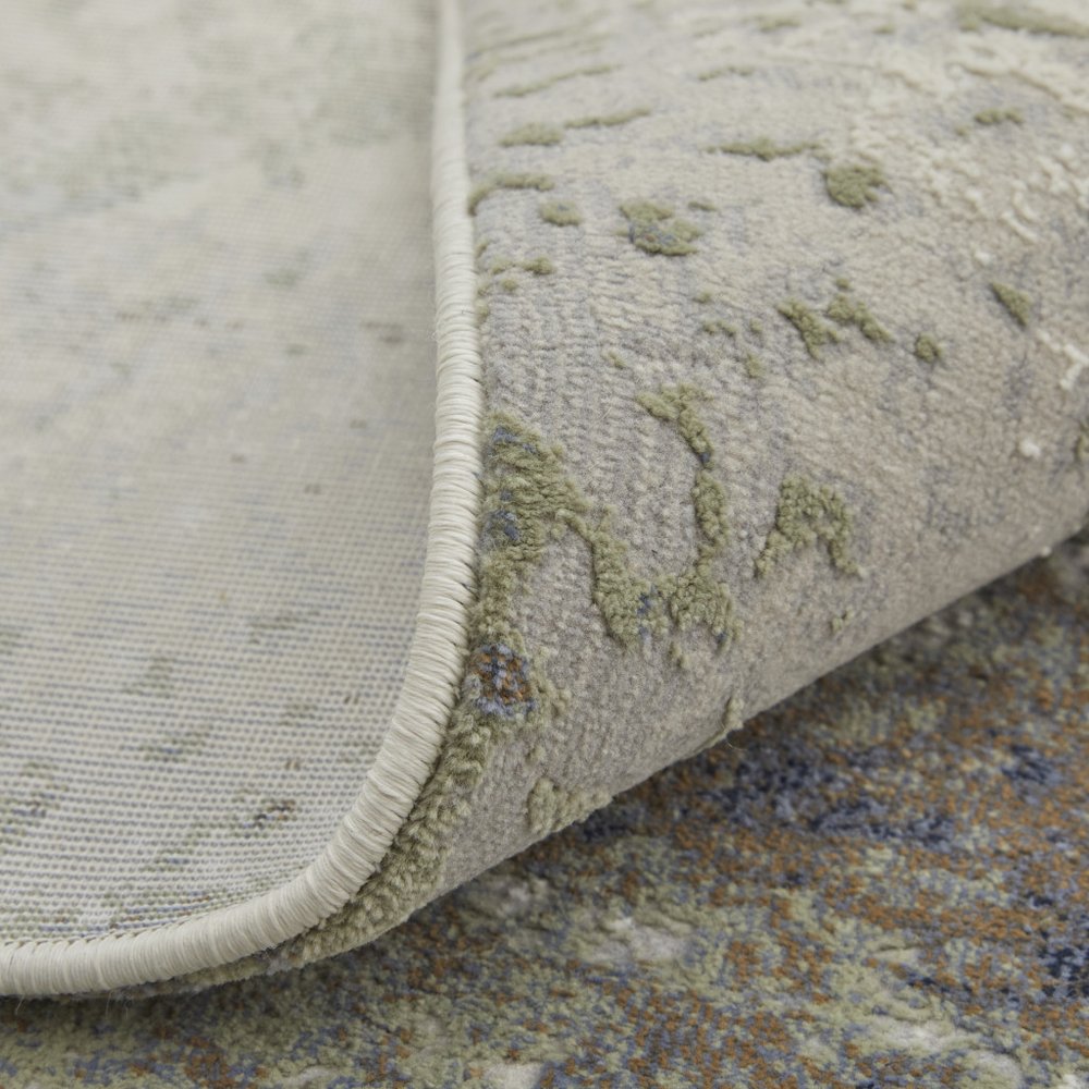 4' X 6' Taupe Brown And Black Abstract Area Rug