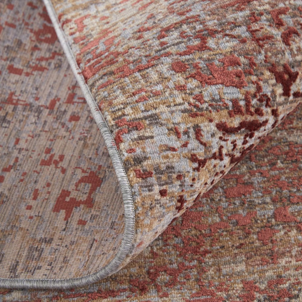 2' X 3' Blue Brown And Tan Abstract Area Rug