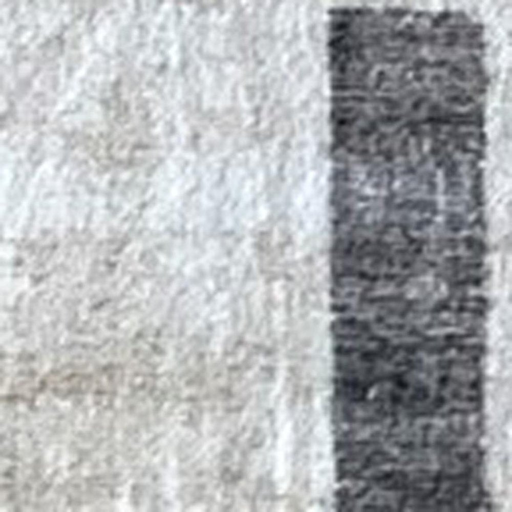 7' X 10' Beige and Brown Abstract Area Rug