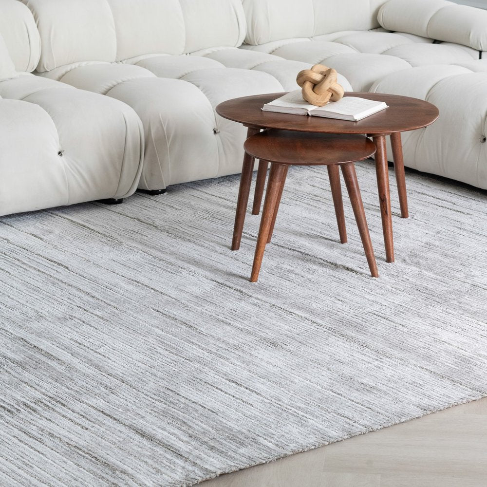 5' X 8' Gray Abstract Area Rug