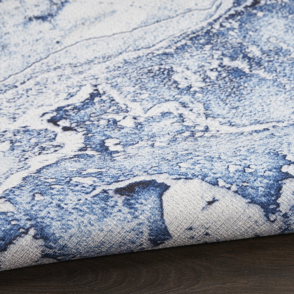 3' X 4' Ivory Abstract Power Loom Area Rug