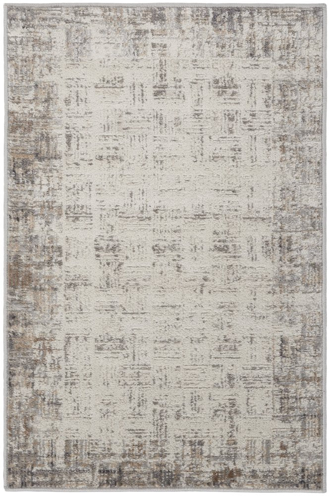 2' X 3' Blue Floral Power Loom Area Rug